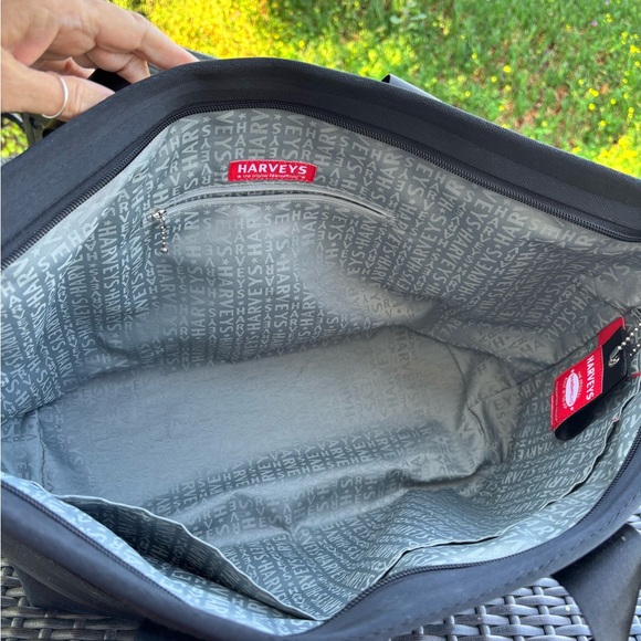 Harveys Black Large Boat Tote VEUC - Picture 3 of 4